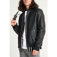 Leather Bomber Jacket | Debenhams UK