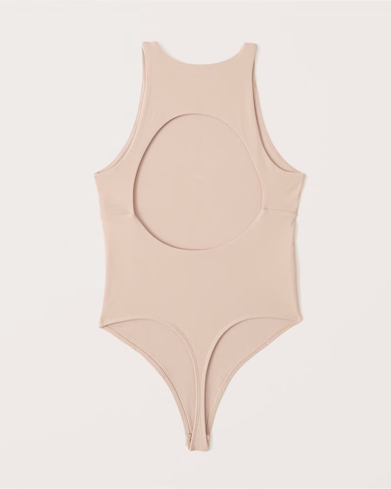 Double-Layered Seamless Open Back Bodysuit | Abercrombie & Fitch (US)