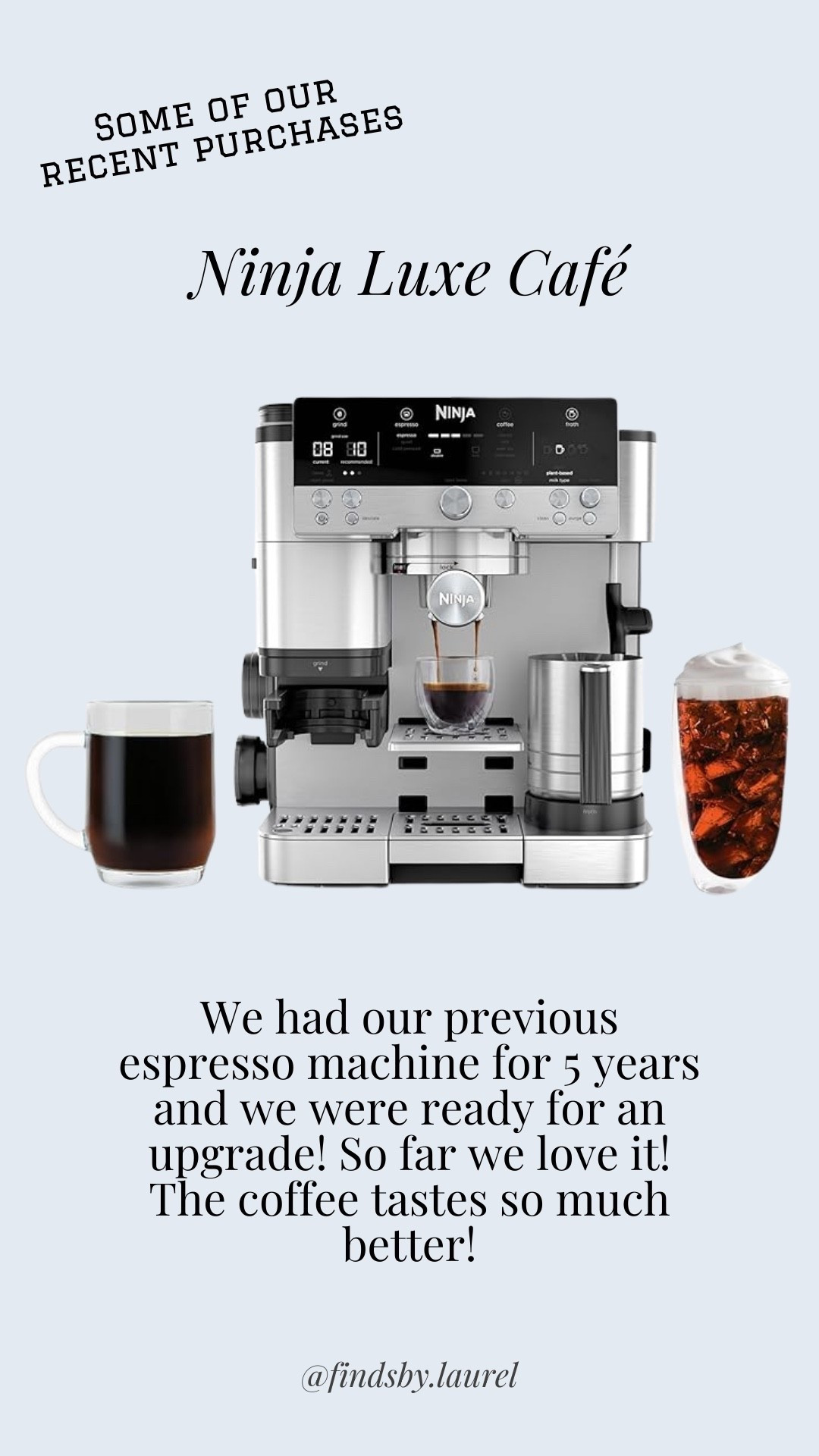 Finally upgraded after 5 years and wow—the coffee tastes amazing! The Ninja Luxe Café makes our mornings so much easier (and stronger ☕).
#NinjaLuxeCafe #EspressoMachine #CoffeeUpgrade #MorningCoffee #HomeCafe #CoffeeBar #KitchenFavorites #LTKHome #LTKKitchen #LTKFinds