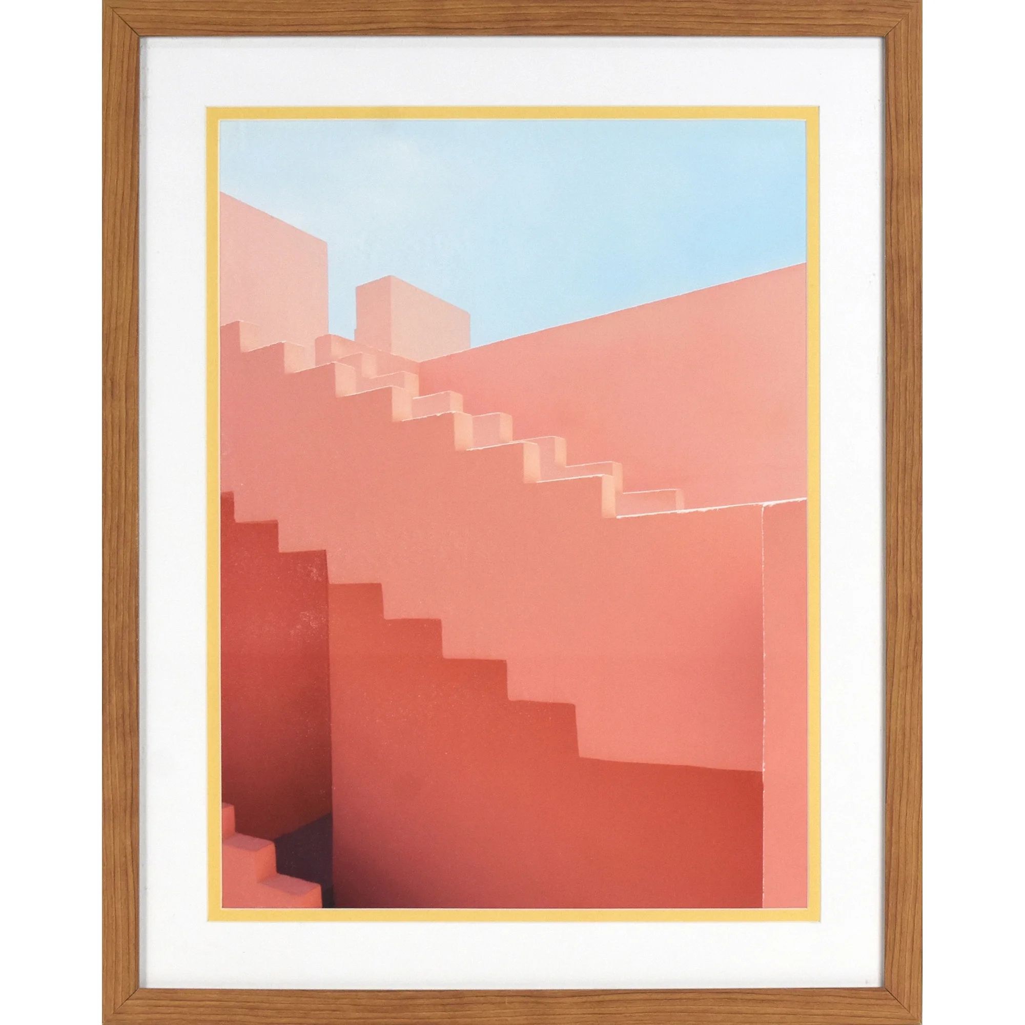 Crystal Art Gallery Framed Pink Stairs Art,16X20 | Walmart (US)