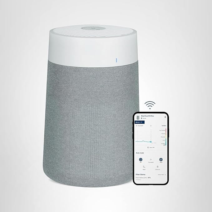 BLUEAIR Air Purifier for Small Room, Bedroom, Home, Cleans 926 sqft in one hour, HEPASilent Air C... | Amazon (US)