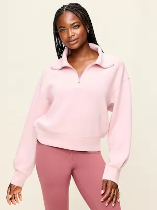 Bounce Fleece Half-Zip Pullover Sweatshirt | Old Navy (US)