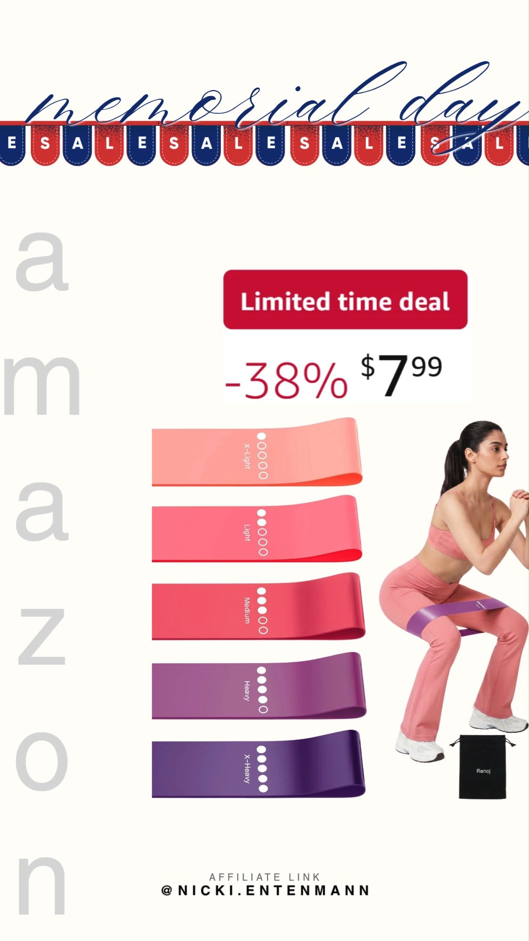 Elastic Loop Exercise Bands bring strength training and stretching to life with versatile resistance that fits every workout. Compact, durable, and fun to use, they keep fitness routines fresh and effective. 💪🟢🔥  

#ElasticBands #exercisebands #strengthtraining #stretching #fitnessgear #workouttools #resistancebands #homeworkout #gymaccessories #fitnessequipment 

 #LTKfitnessgoals #LTKActive #LTKSaleAlert