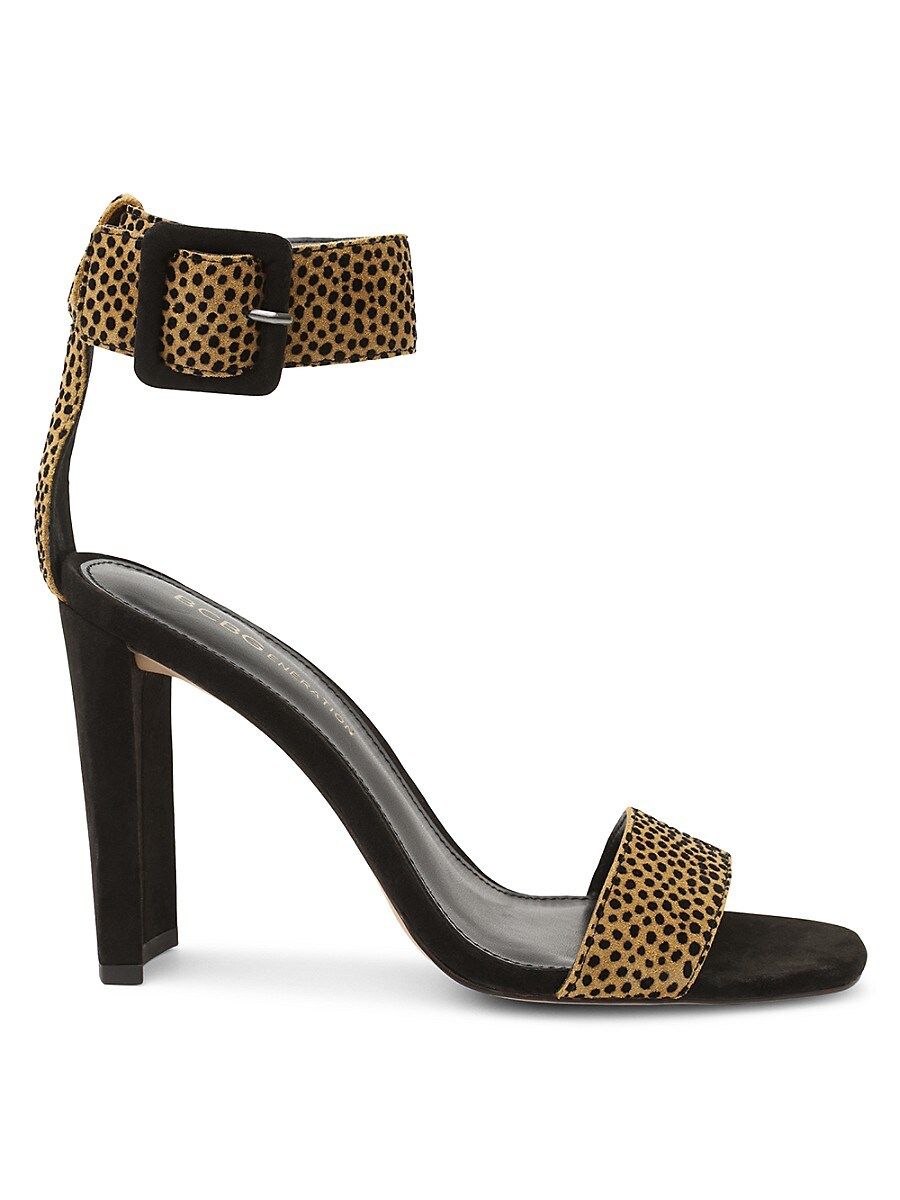BCBGeneration Women's Winoni Cheetah-Print Suede Heeled Sandals - Cheetah - Size 6.5 | Saks Fifth Avenue OFF 5TH