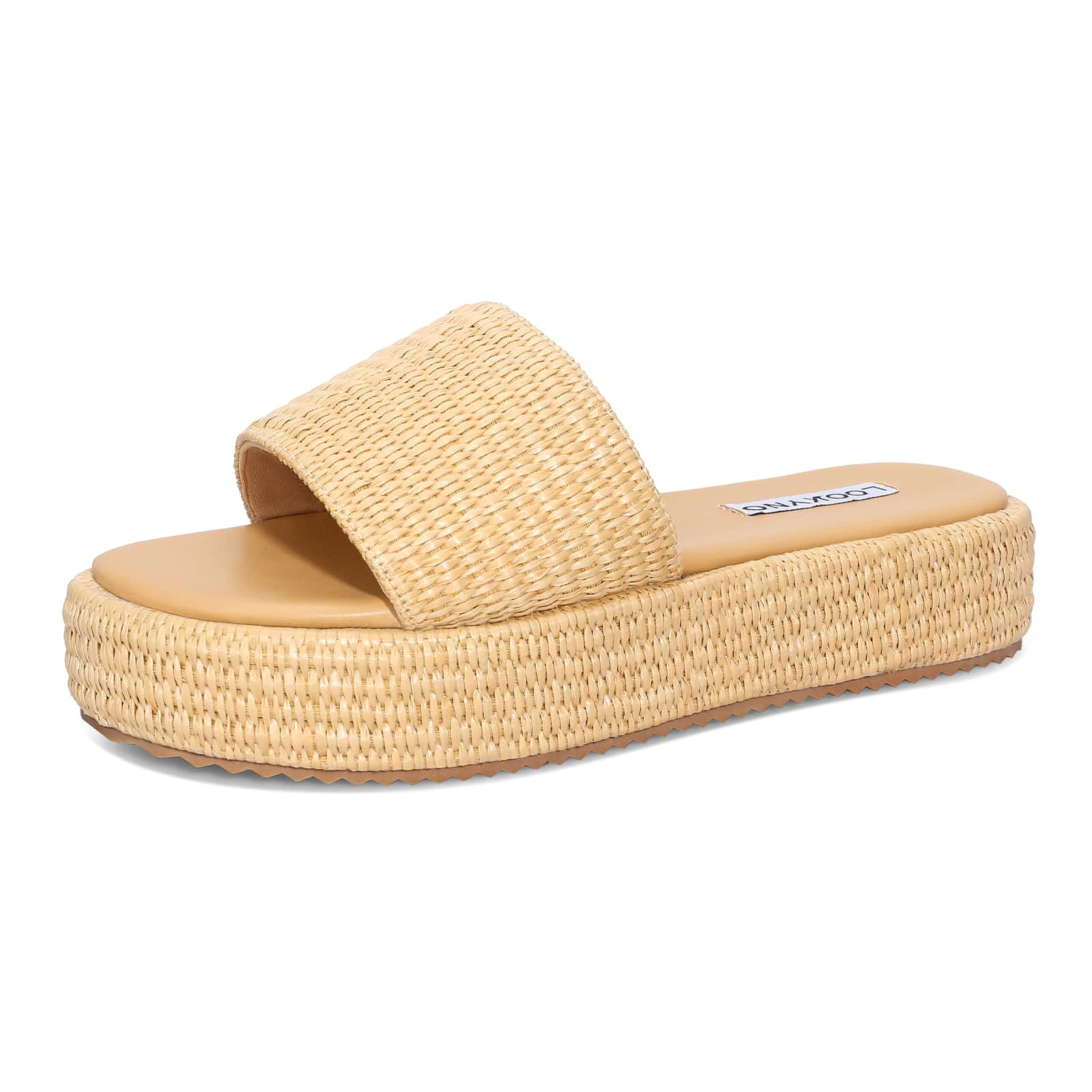 Platform Sandals For Women Straw Raffia Sandals Women Cute Sandal Wedges For Beach Vacation Comfo... | SHEIN