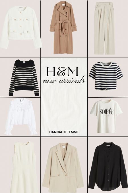 Capsule wardrobe workwear from H&M new arrivals! These hang picked spring pieces are staples for your closet!

#LTKstyletip #LTKfindsunder100 #LTKworkwear
