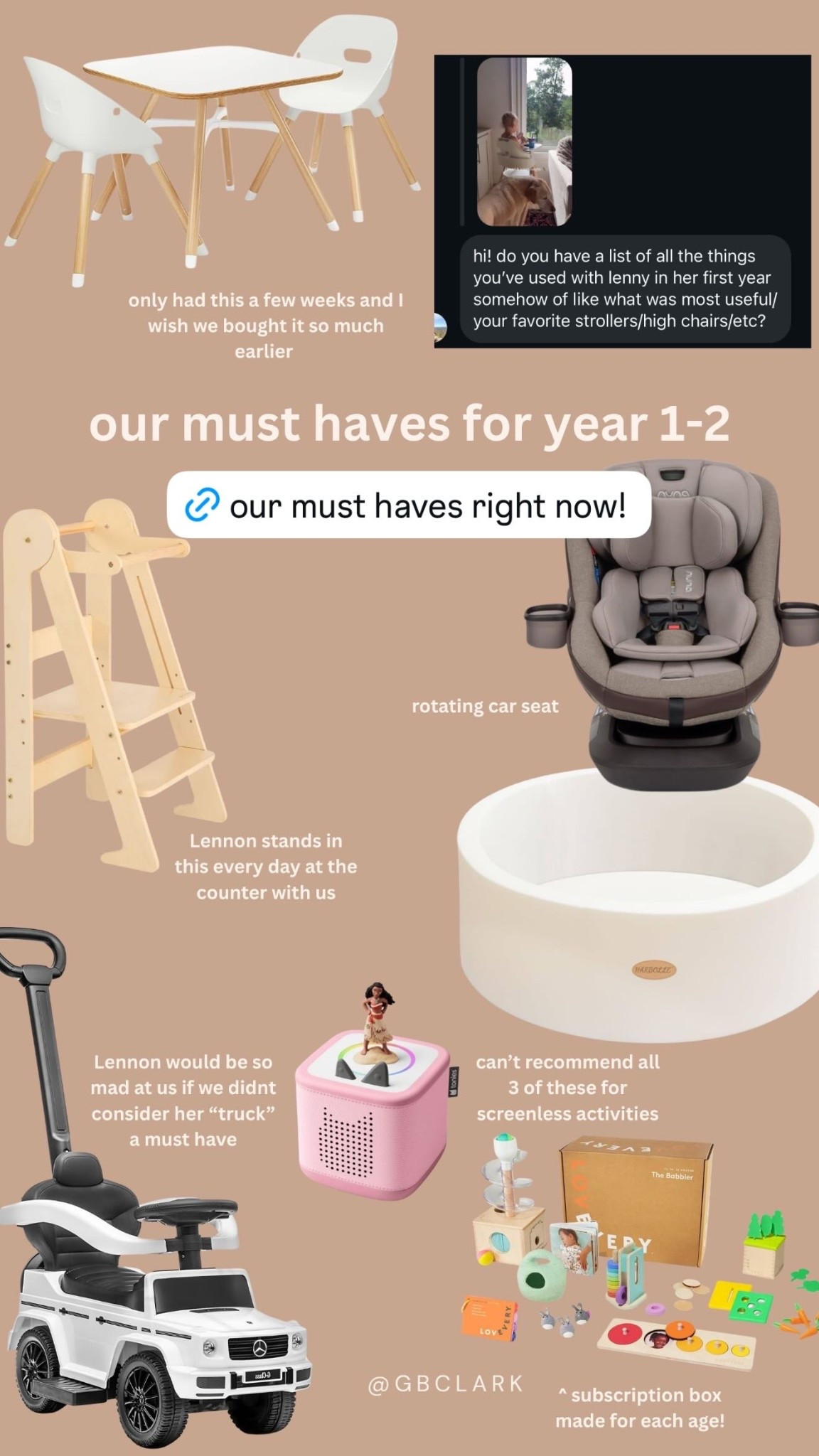 My must haves for years 1-2! 

#baby #home

#LTKmomlife