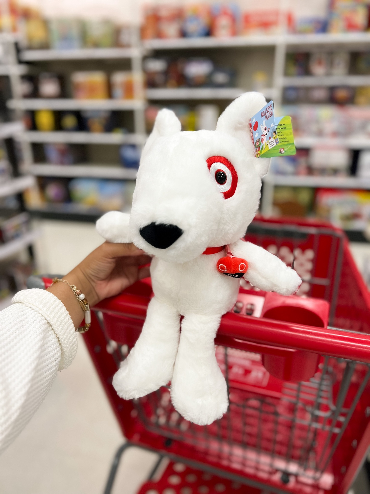 Target 10'' Bullseye Plush Dog (Target Exclusive)