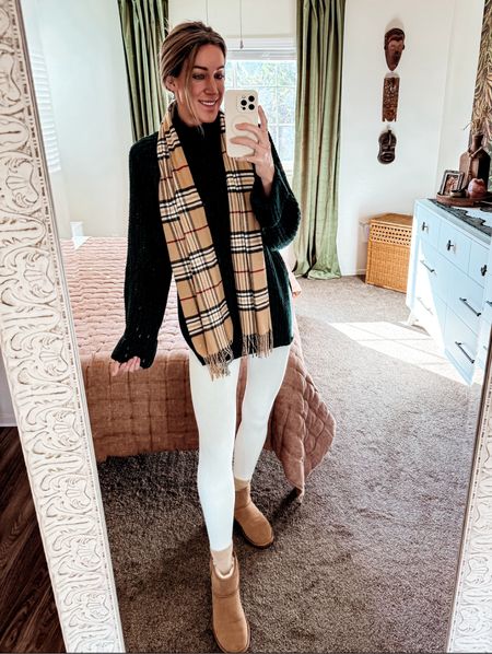 The coziest cool weather outfit for errands or lounging! And with my FAVORITE leggings that work for working out or everyday wear 🥰

Ps - these scarf dupes are perfection!

#LTKSeasonal #LTKstyletip #LTKfindsunder50