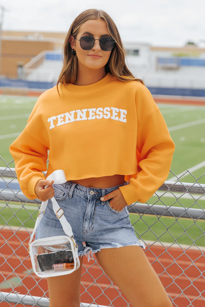 Tennessee Orange Cropped Sweatshirt | Magnolia Boutique