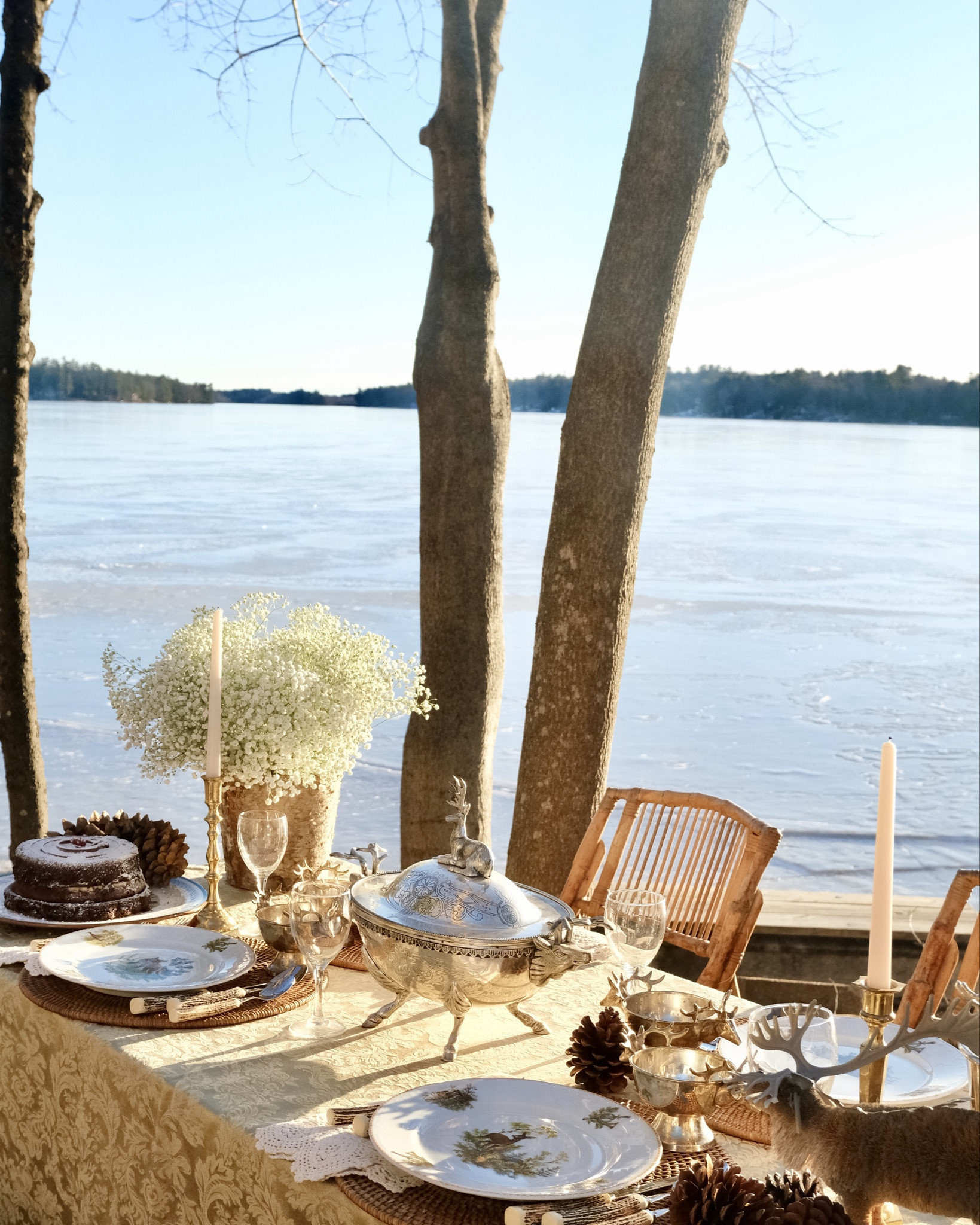 Set an elegant and enchanting winter tablescape. W have found beautiful vintage antique and various pieces to help you re-create this gorgeous table.

#LTKSeasonal #LTKHome #LTKTravel