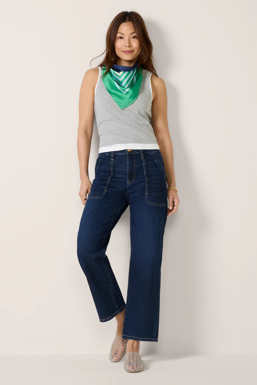Avery Pork Chop Pocket Straight Jean | Evereve