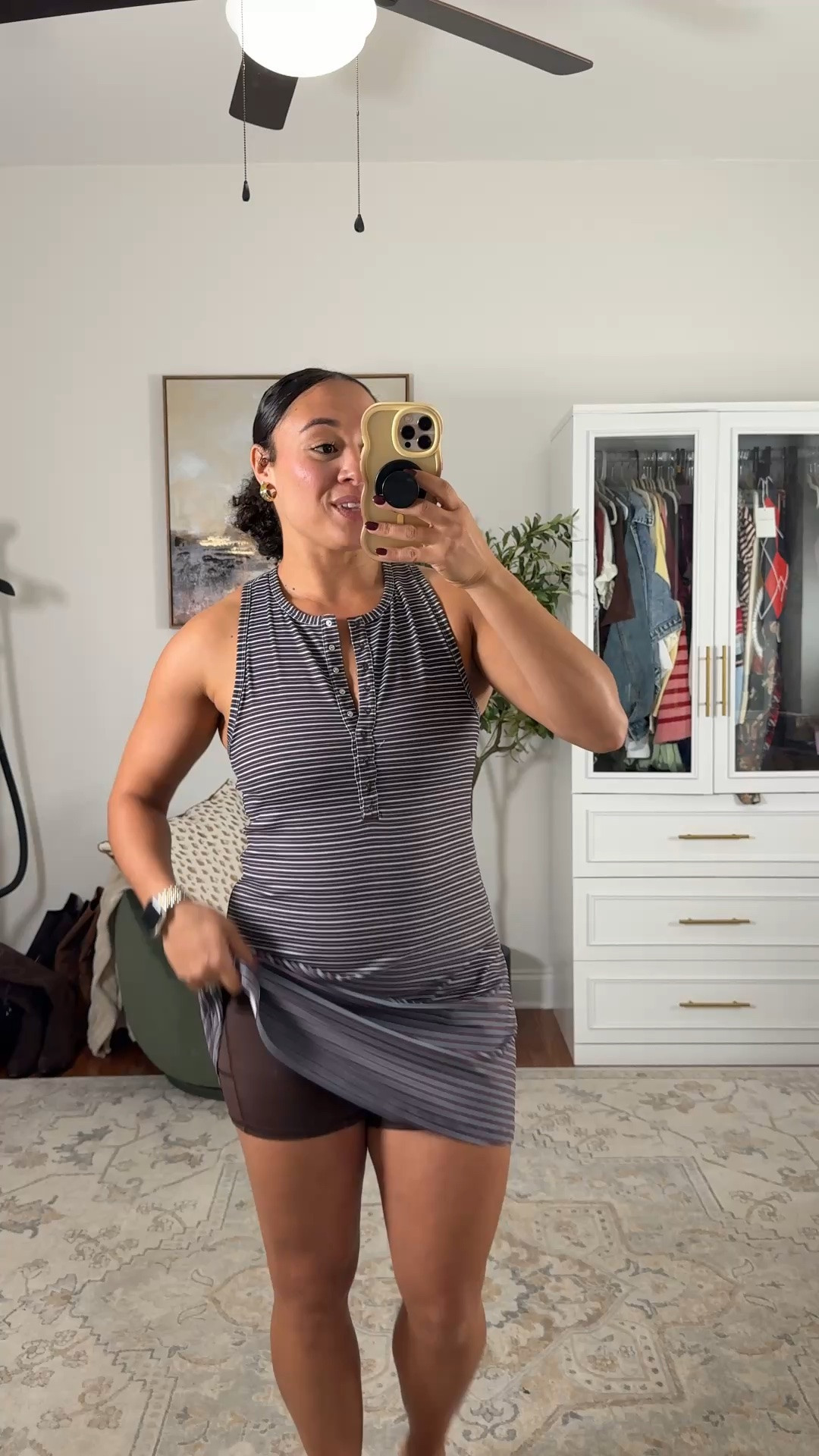One of my favorite active dresses I size up to a large for more length and so it doesn’t cling so tight I also have it in green #abercrombie #activedress @abercrombie

#LTKfitnessgoals #LTKmomlife #LTKootd