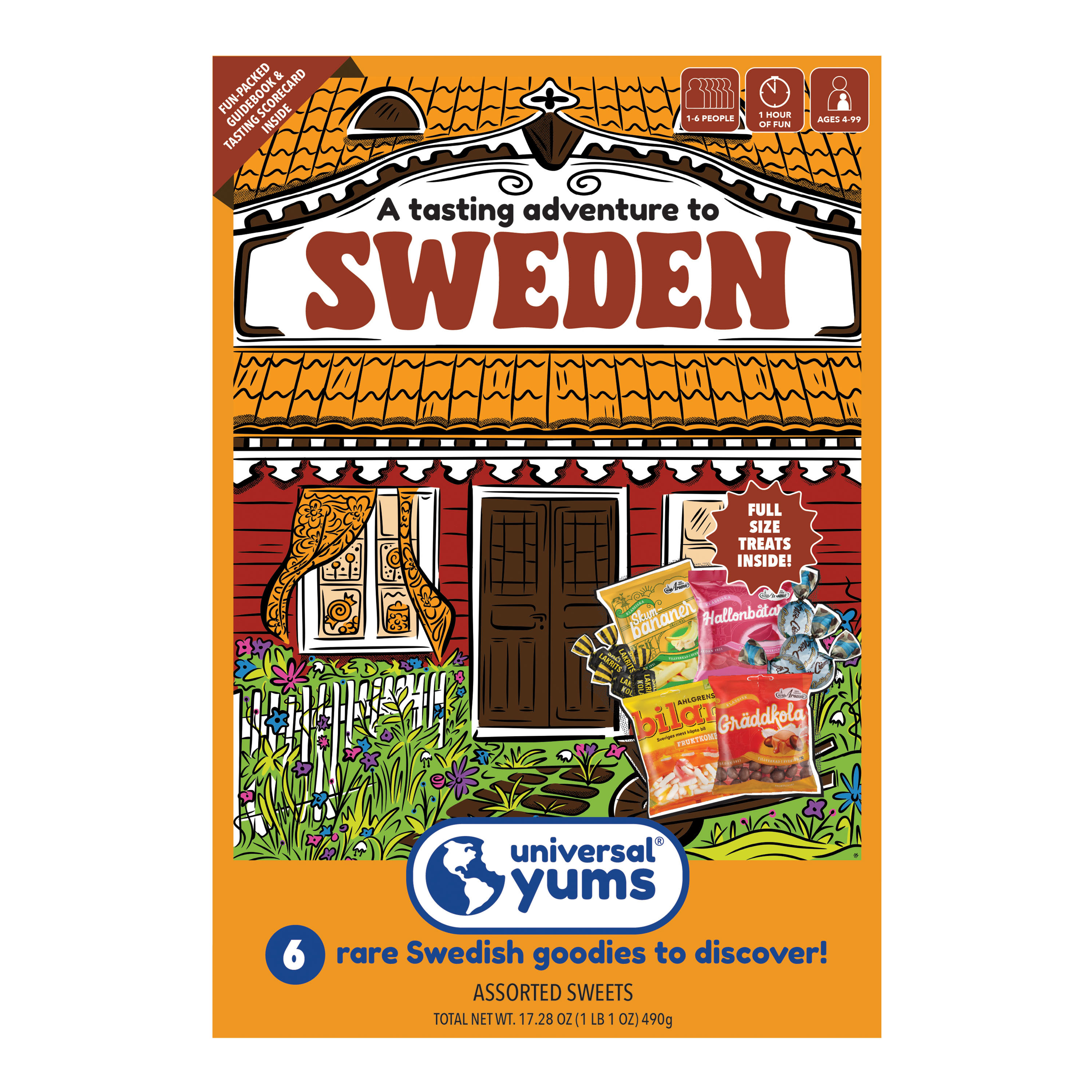 Universal Yums Tasting Adventure of Sweden Sampler Box 6 Piece | World Market