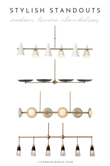 Modern linear chandelier. Kitchen island chandelier. Dining room chandelier. 

#LTKSeasonal #LTKHome #LTKStyleTip