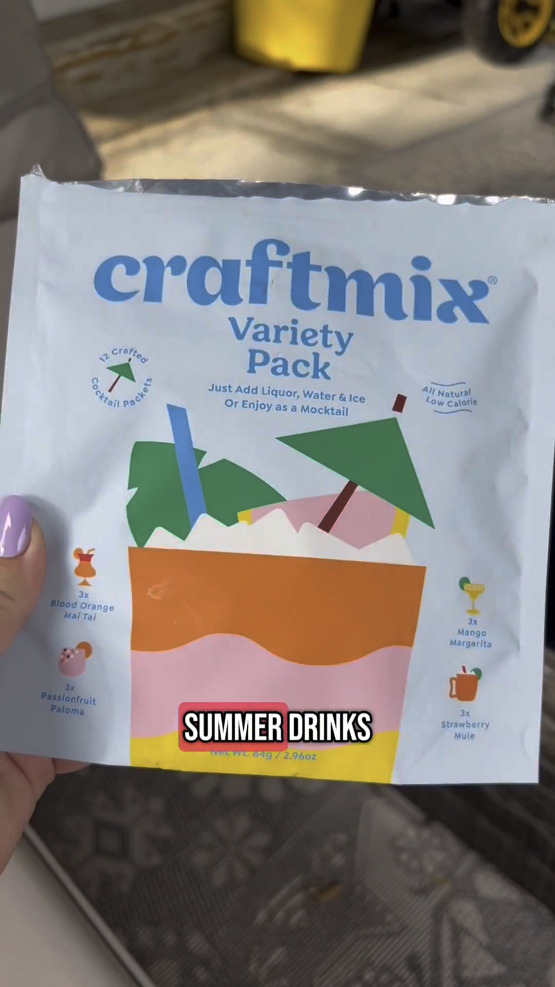 These craftmix drink packets have been so good to have around! Super simple to make fun and delicious mocktails or cocktails. Perfect to have for a party, when traveling, or on a random night at home. 

#healthydrinks
#nonalcoholicdrinks
#lowcarbdrinks
#drinkmixes #summerdrink #summerdrinkideas #mocktailrecipes #cocktailideas #drinkinspo #easyentertaining #summermocktails #partydrinkideas #craftcocktails #easycocktails #mocktailmoments #sipandchill #drinkathome #travelessentials #summerrefreshments #hydrationstation #lowcaloriedrinks

#LTKSummerEdit #LTKParties #LTKFindsUnder50