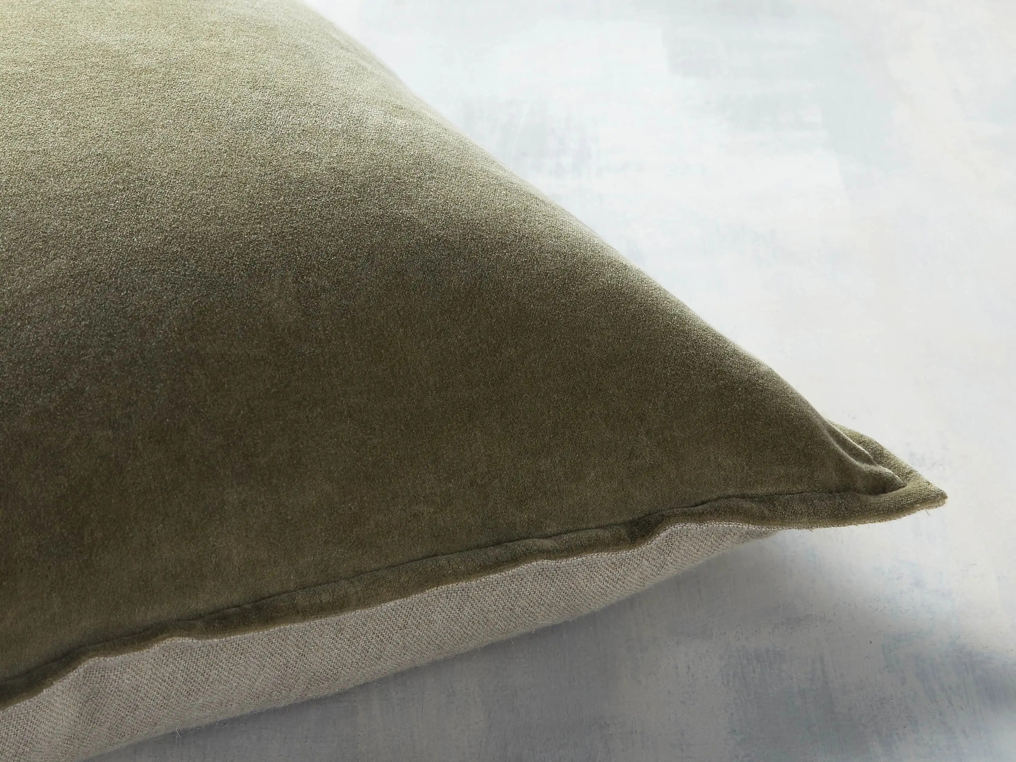 Stone Washed Velvet Square Pillow Cover | Arhaus