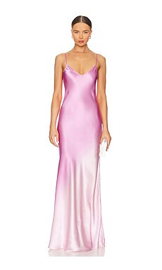 Alejandra Alonso Rojas Bias Slip Gown in Fuschia Degrade from Revolve.com | Revolve Clothing (Global)