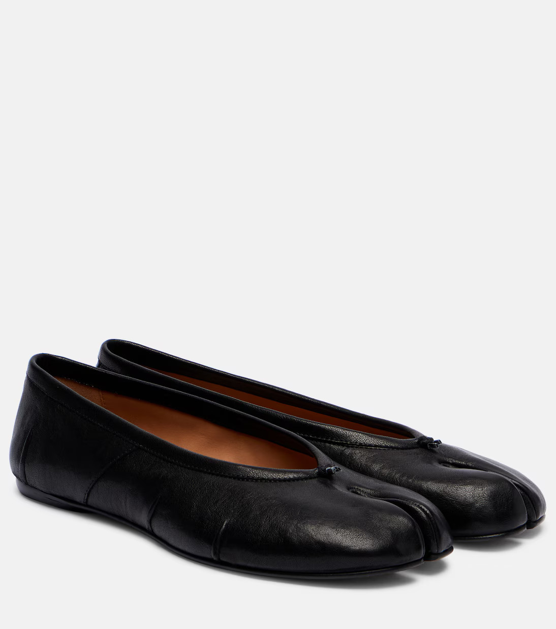 Tabi New leather ballet flats | Mytheresa (UK)