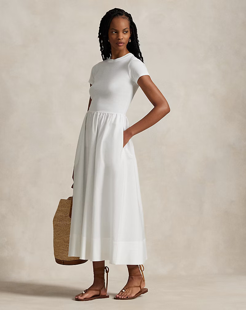 Cotton Short-Sleeve Dress | Ralph Lauren (UK)