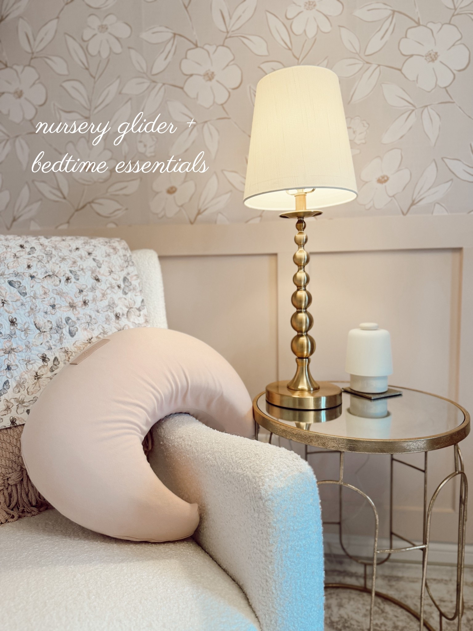 Our nursery glider is a dream ☁️🕊️🫧✨🧸🩰 reclines and has a port on the side to charge your phone for night feeds or if you’re rocking baby to sleep! 🍼💓

#LTKBump #LTKBaby #LTKKids