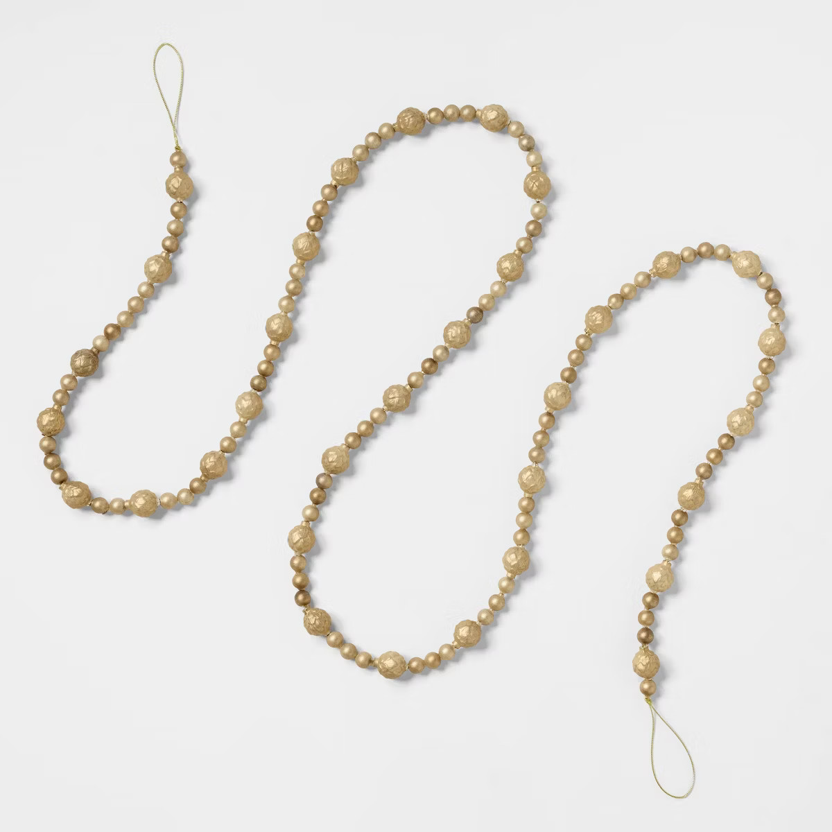 Gold Bead Christmas Garland - Threshold™ designed with Studio McGee | Target