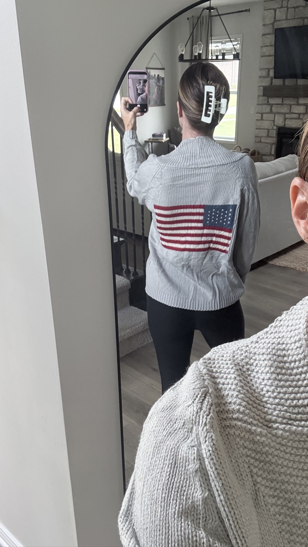 this is the cutest and easiest oversized americana sweater from #amazon

im in a small for reference

#LTKootd #LTKmomlife #LTKSeasonal