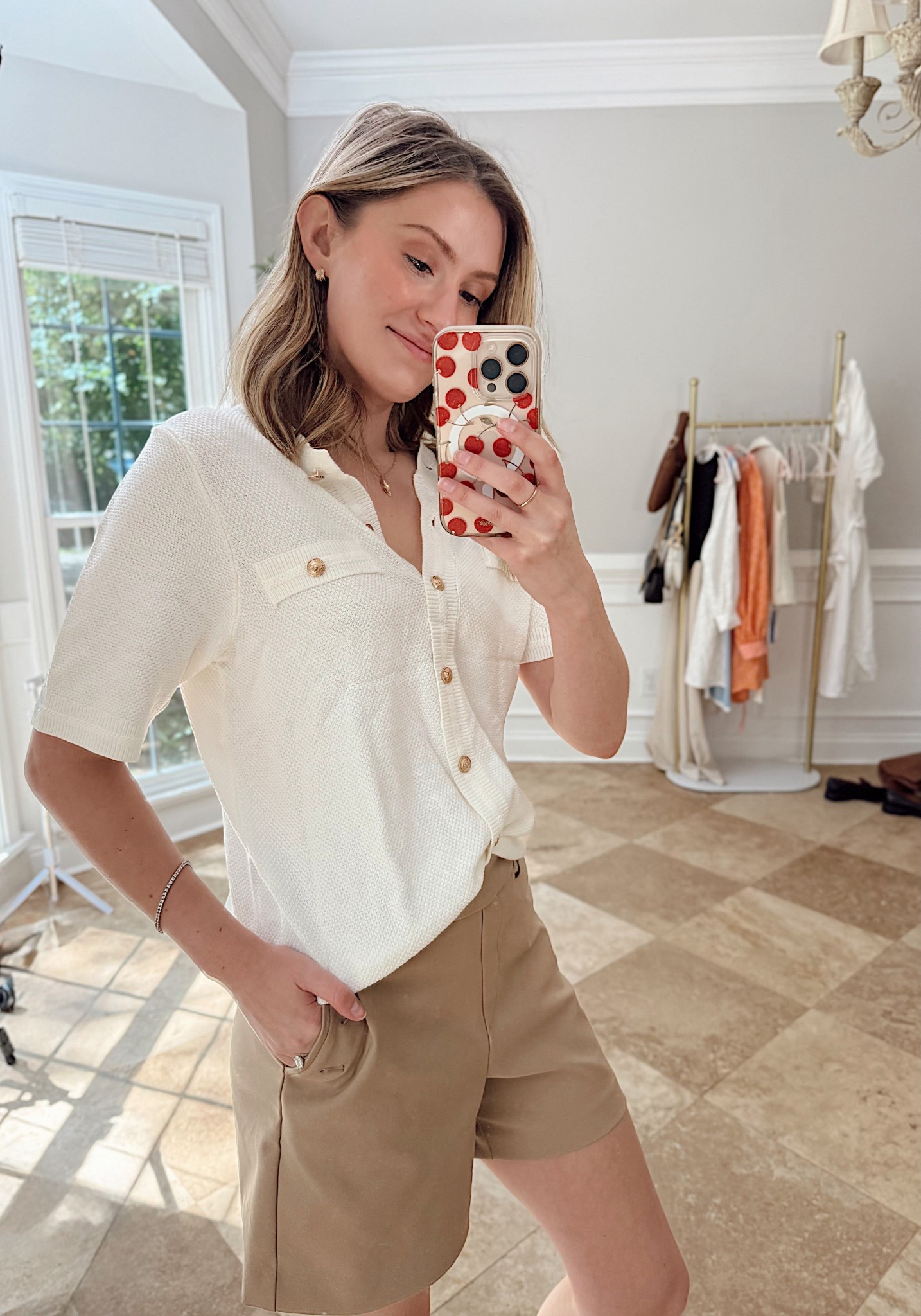 Living in this light weight top from Amazon (available in multiple colors) and these stretchy tan chino shorts

Old money style, old money outfit


#LTKWorkwear #LTKFindsUnder50 #LTKStyleTip