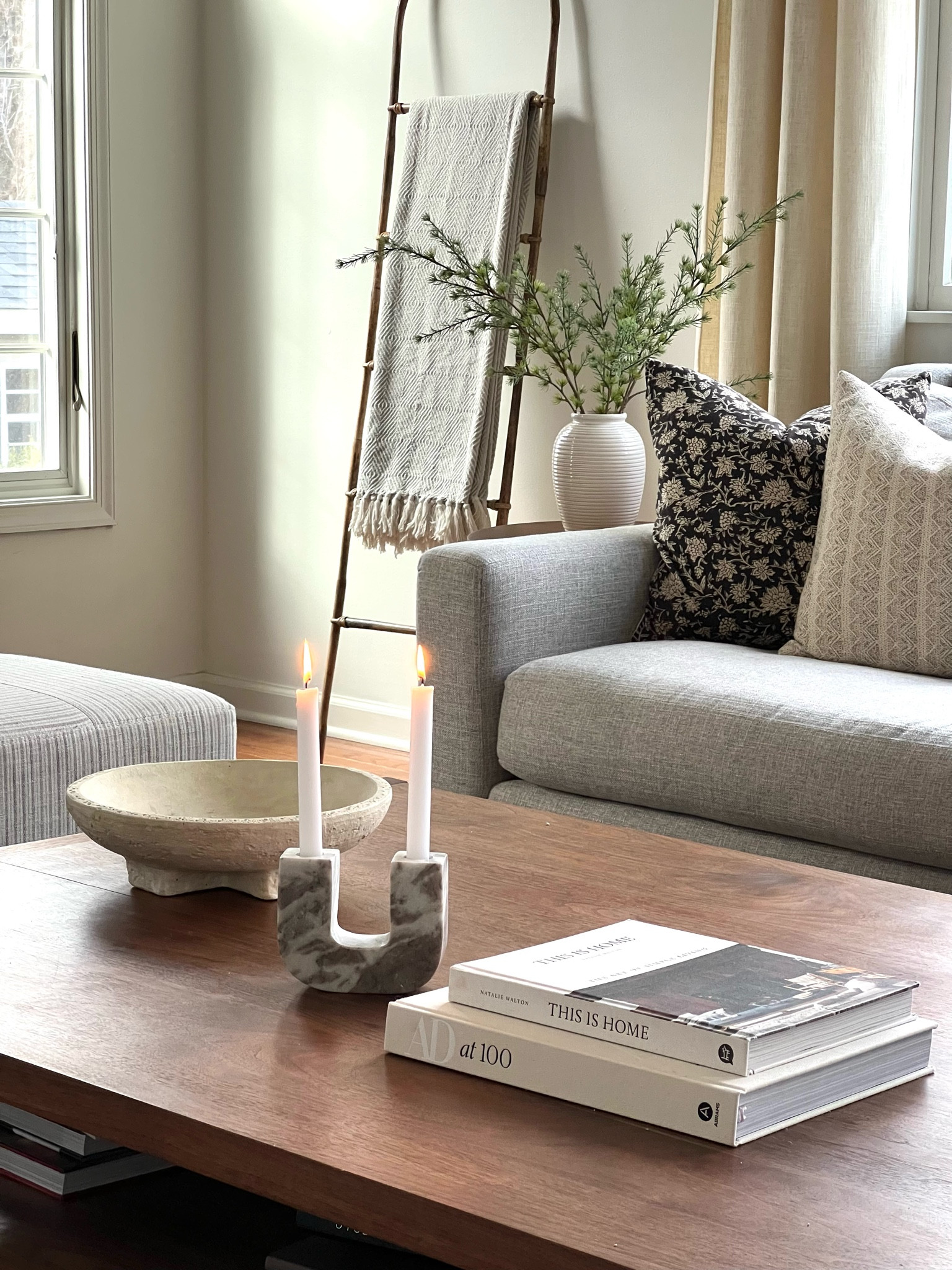 Living room design, marble tapered candle

#LTKhome