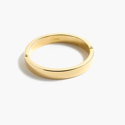 Gold-plated hinge bracelet | J.Crew US