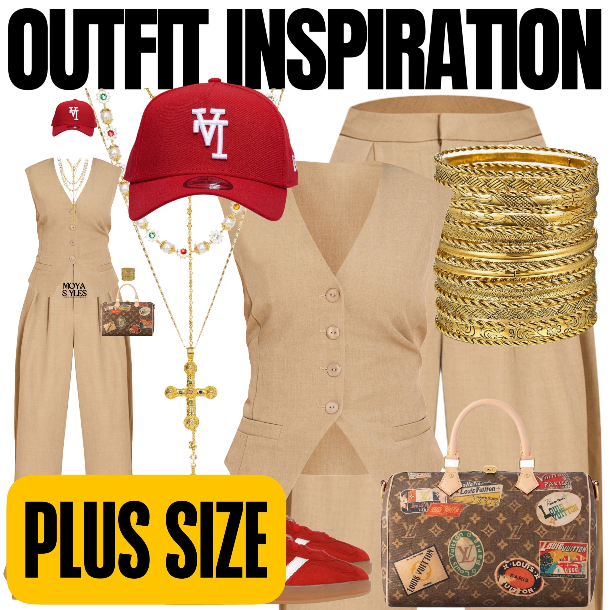 Soft suit, sharp style ❤️‍🔥🔥 the necklace is from enroutejewelry.com 

#LTKStyleTip #LTKPlusSize #LTKItBag