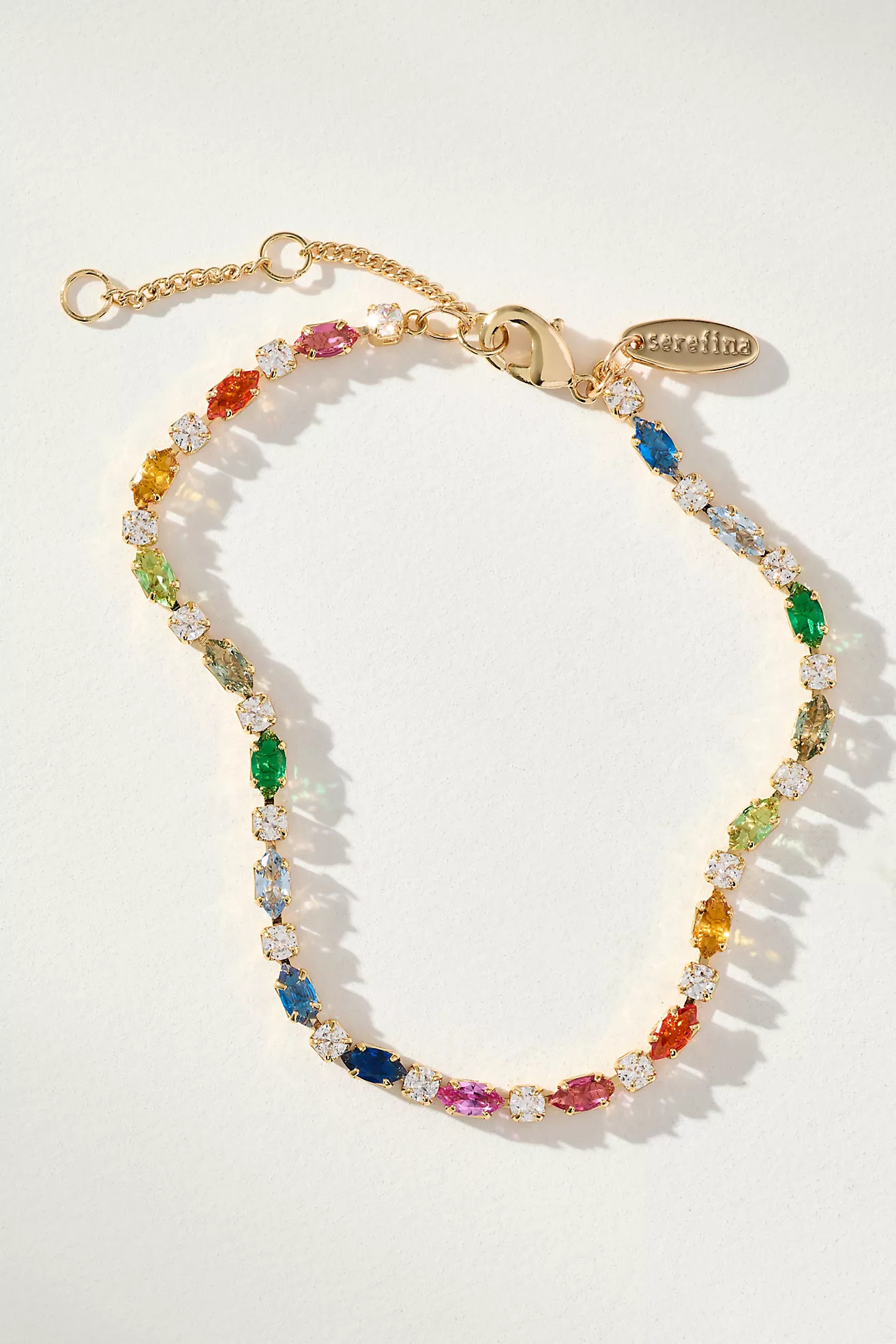 Colorful Crystal Tennis Bracelet | Anthropologie (US)