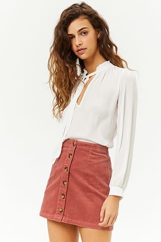 Corduroy Mini Skirt | Forever 21 (US)