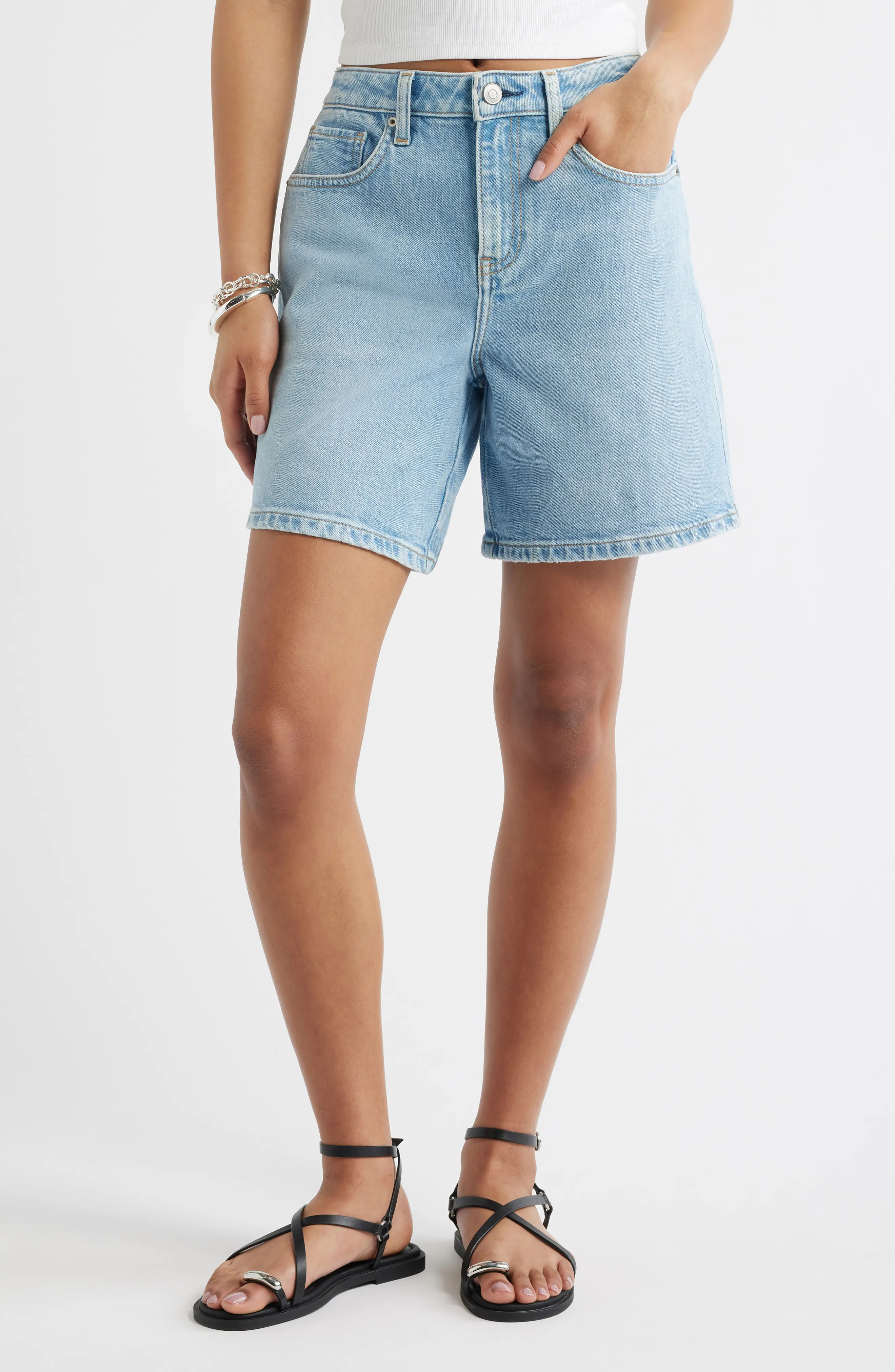 Classic Denim Shorts (Women) | Nordstrom | Nordstrom