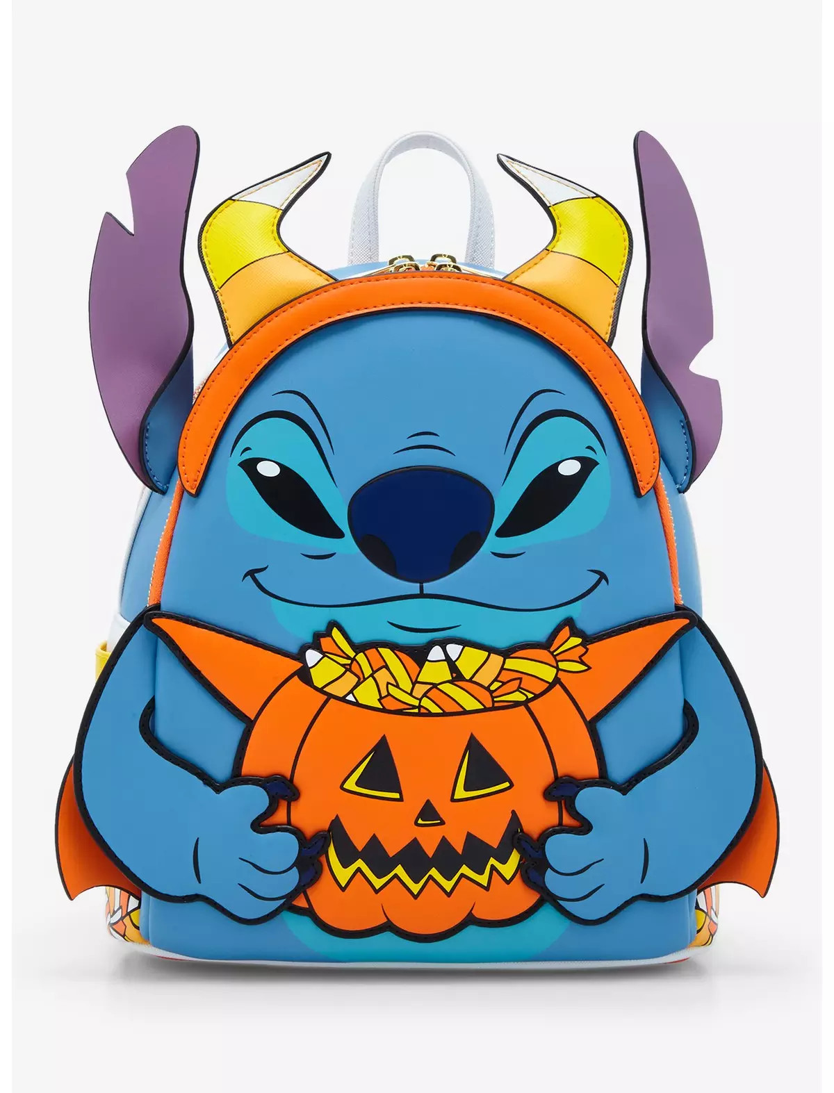 Loungefly Disney Lilo & Stitch Candy Corn Stitch Glow-in-the-Dark Mini Backpack — BoxLunch Excl... | BoxLunch