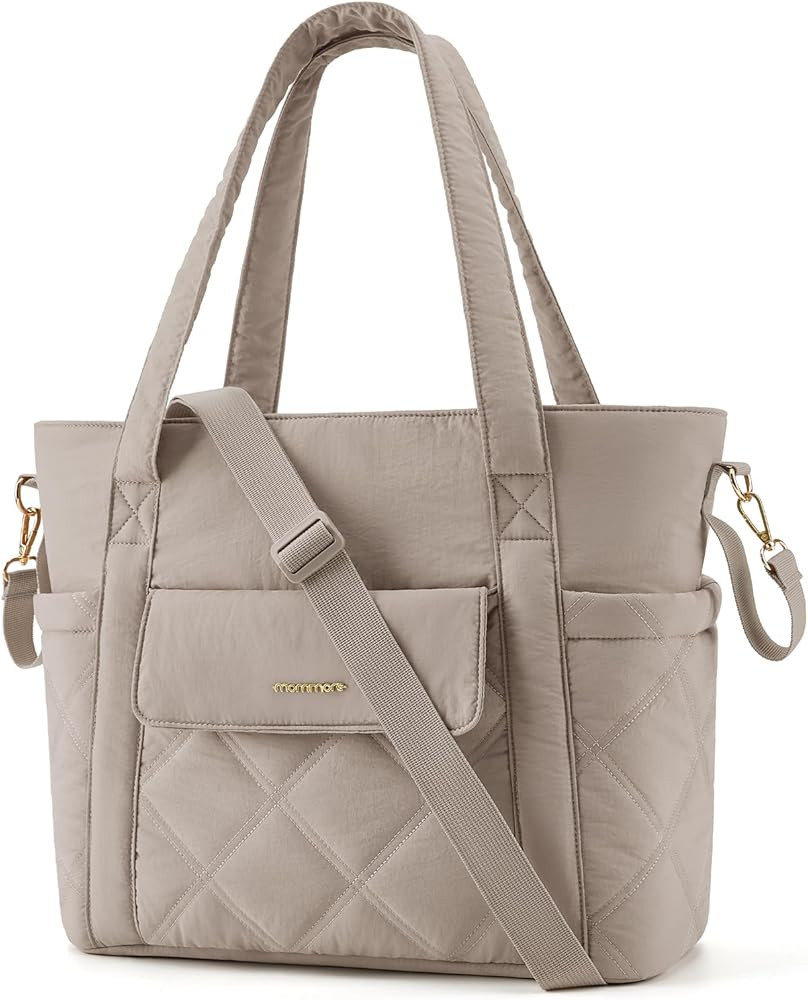 mommore Diaper Bag Tote Small Baby Bag with Insulated Pockets, Lightweight Mommy Tote with Stroll... | Amazon (US)