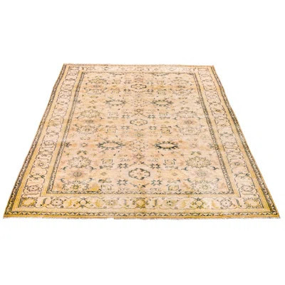 One-of-a-Kind 5'10'' x 8'5'' 1990s Area Rug in Beige/Light Green | Wayfair North America
