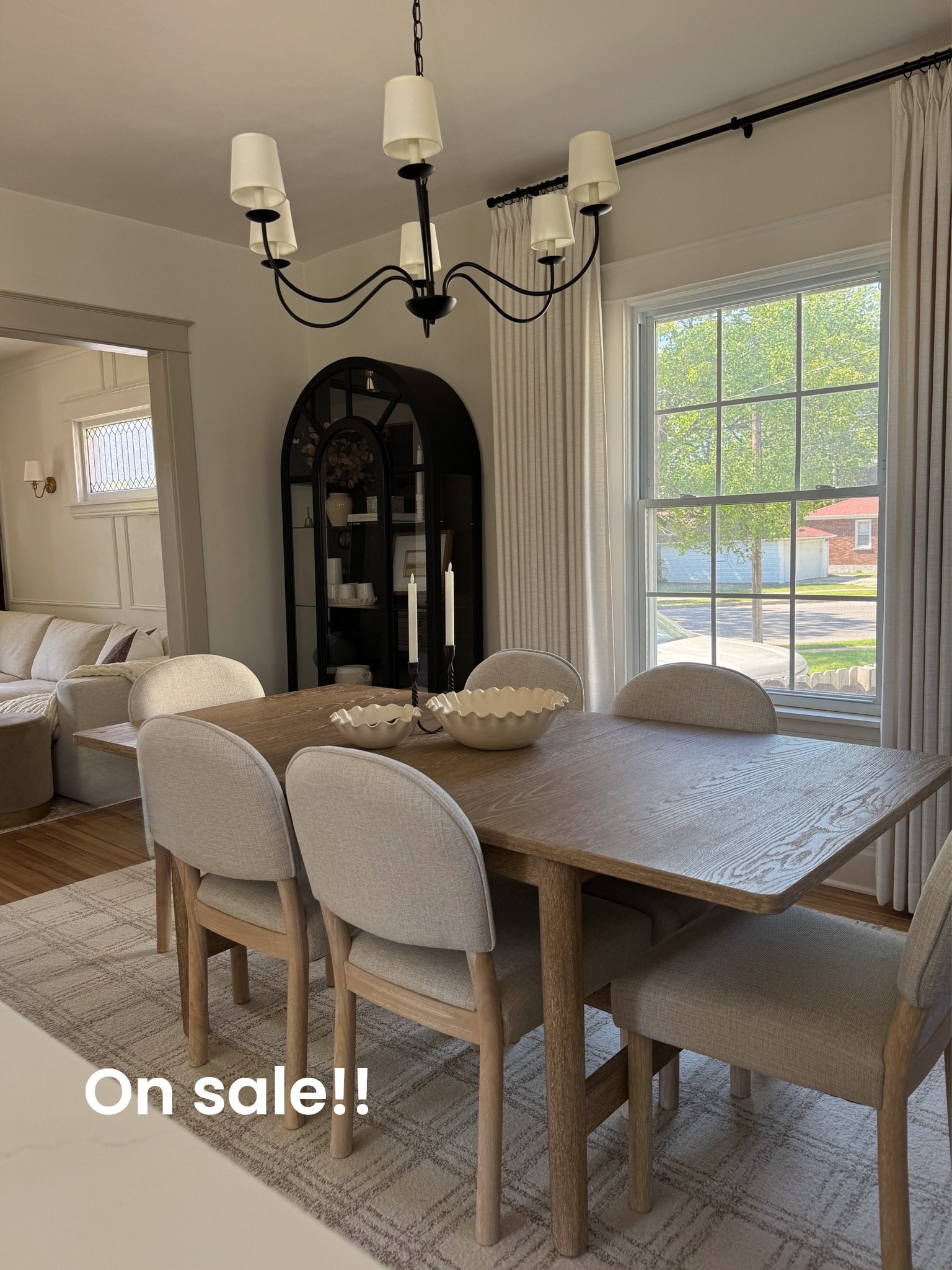 My dining table is on sale!! I absolutely love this table. It’s the 4-6 person table! I always leave the leaf in it and it fits 6 people.

#LTKSaleAlert