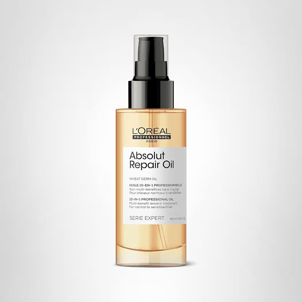 L'Oreal Professionnel Paris Absolut Repair 10-in-1 Oil - Nourishing Multi-Benefit Hair Oil For Dr... | Amazon (US)
