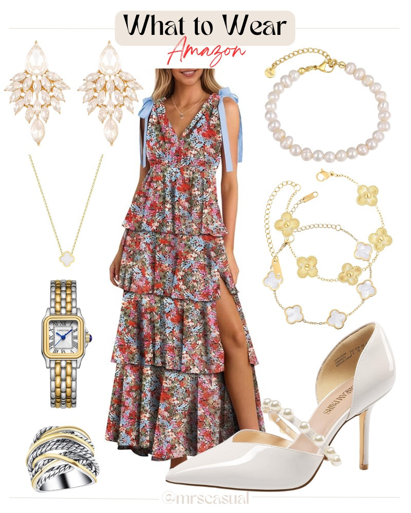 The prettiest Amazon dress for weddings, showers, or date night 🌸 looks way more expensive 🔗⬇️

#LTKgrwm #LTKmomlife #LTKSeasonal