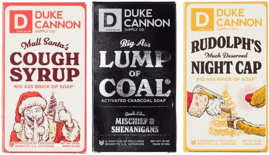 Amazon.com : Duke Cannon Supply Co. Big Ass Brick of Soap Bar for Men Holiday Edition Santa Bundl... | Amazon (US)