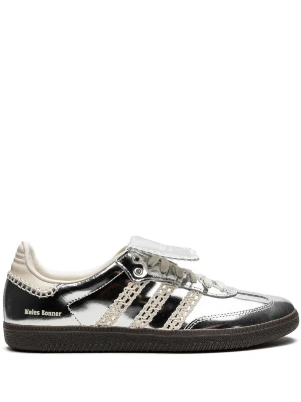 Adidas x Wales Bonner Samba "Silver" Sneakers | Silver | FARFETCH | Farfetch Global