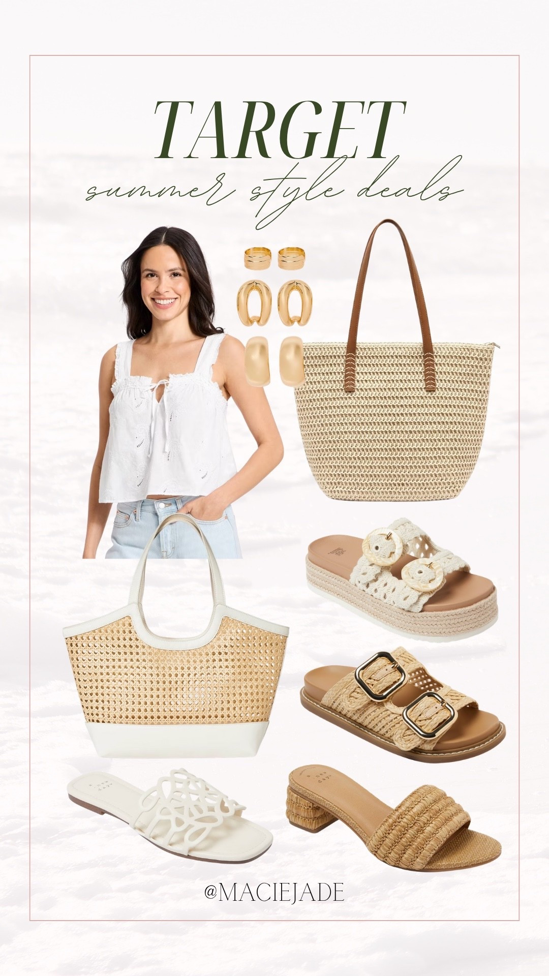 Target deals on the cutest summer style finds with Target Circle (free to join!) 🎯💯

Target sale, target fashion, target outfits, summer outfit, summer outfits, summer fashion, summer sale, summer deals, summer sandals, summer bags, affordable, summer sandals, affordable summer bags, affordable summer fashion

#LTKSeasonal #LTKootd #LTKSaleAlert