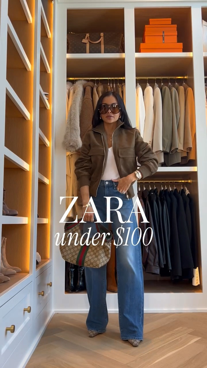 This suede bomber style jacket from @Zara is the perfect winter-to-spring transition piece. So easy to style & for under $100, it is the perfect capsule wardrobe addition!

Zara Jacket - Wearing an XS
Mother Jeans - Wearing a size 24, runs TTS

Miamiamine style inspiration Zara new arrivals Zara must haves chic outfit inspiration capsule wardrobe affordable fashion elevated basics luxury fashion inspiration Gucci favorite elevated casual style spring

#LTKOver40 #LTKTravel #LTKPetite
