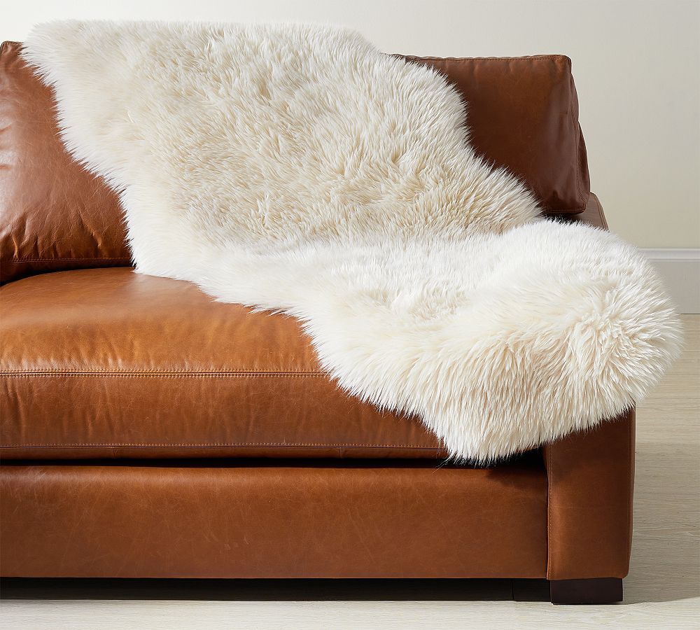 Luxe Faux Fur Double Length Hide | Pottery Barn (US)