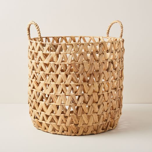Open Weave ZigZag Baskets, Small | West Elm (US)