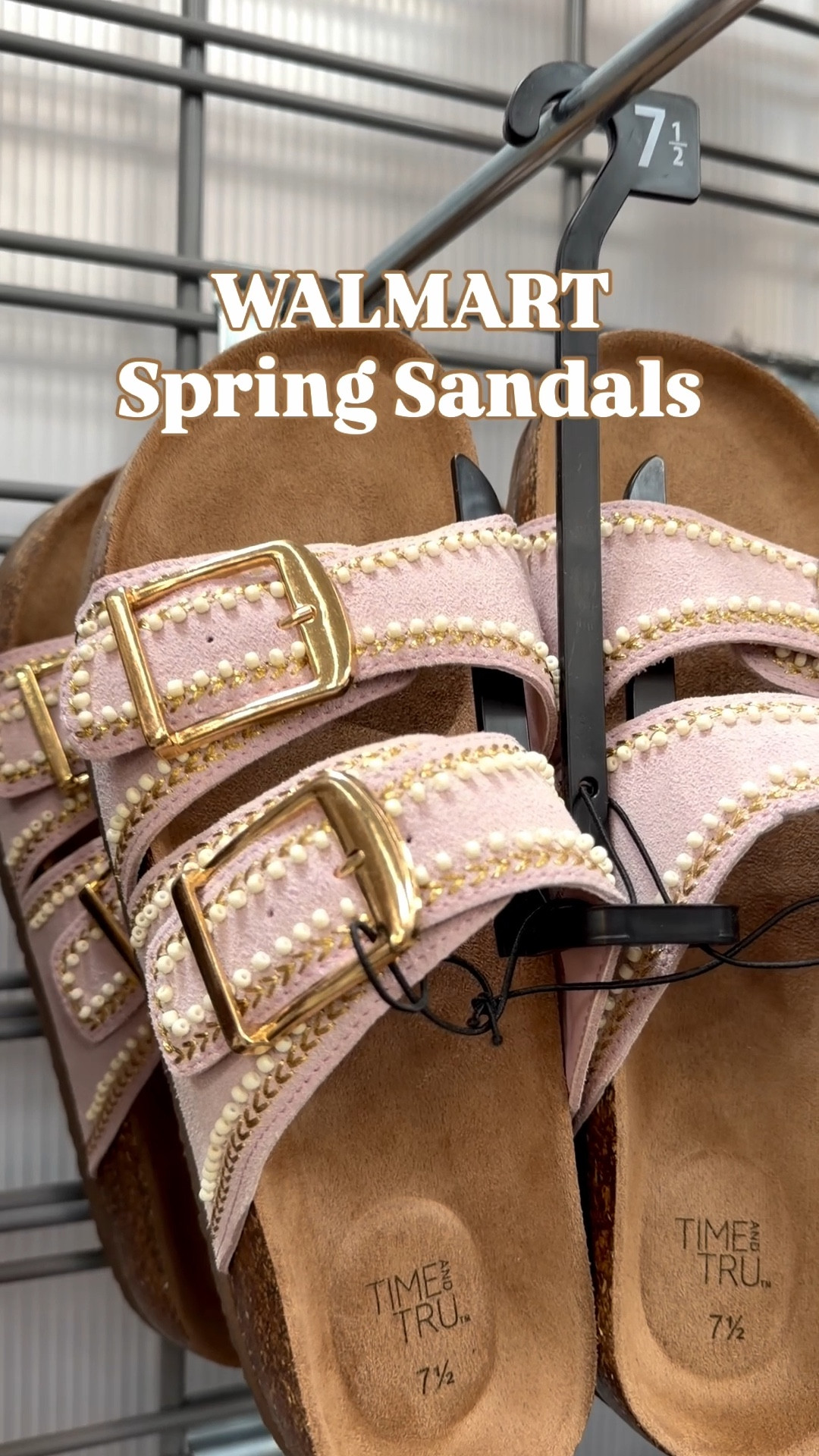 These Walmart slides have the prettiest gold buckles and bead detailing. They give such a boho chic vibe and are so easy to throw on with spring outfits. The cushioned footbed make them perfect eig teacher outfits or for running weekend errands and they’re under $25! 



#LTKSeasonal #LTKWorkwear