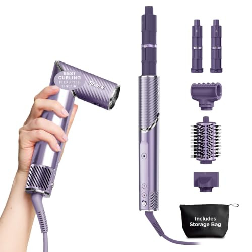 Shark FlexStyle Next-Gen IonCurl 5-in-1 Hair Styler, Curler & Dryer HD840PU | Enhanced Curling Technology, Advanced Frizz Control, Scalp Protection, No Heat Damage, 4 Attachments | Amazon (US)