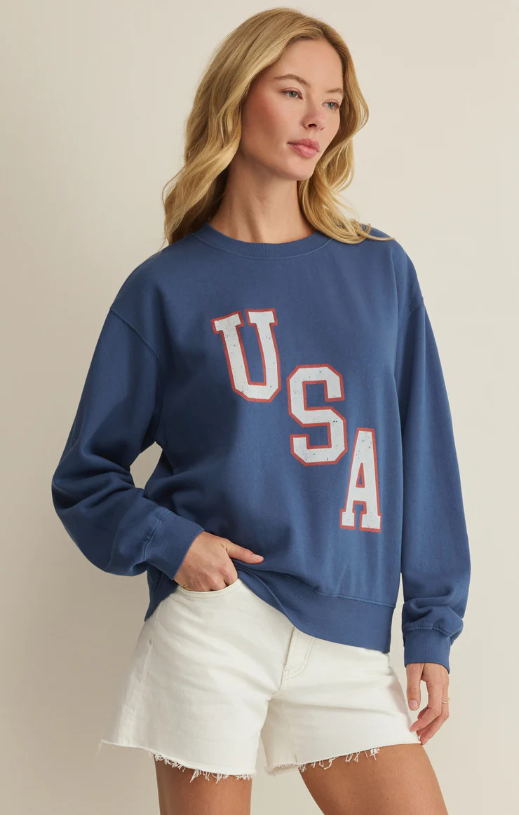 Americana Boyfriend Sweatshirt | Z Supply