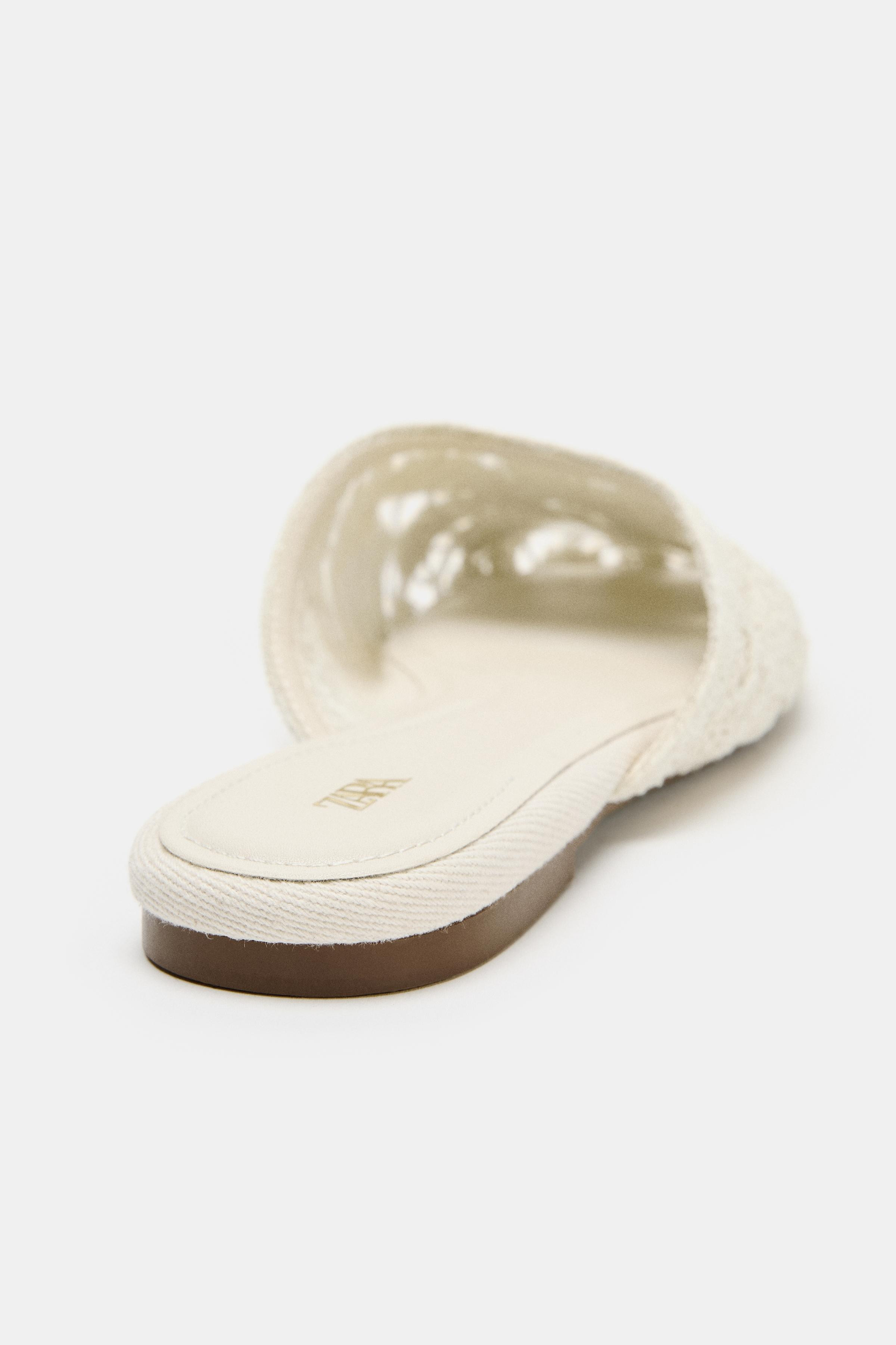 EMBROIDERED OPEN-BACK MULES | Zara US